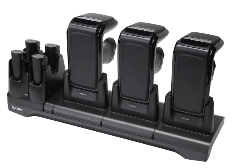 Zebra CRD3S4T-RFD49-UNIV-COM-1R chargeur d'appareils mobiles Lecteur RFID Noir Secteur Intérieure