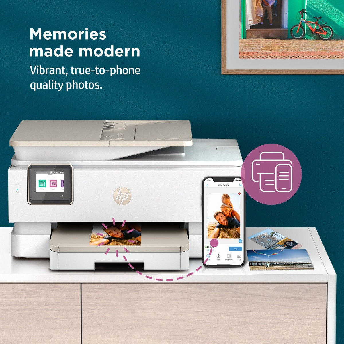 HP ENVY Imprimante tout-en-un HP Inspire 7920e, Couleur, Imprimante pour Maison et Bureau a domicile, Impression, copie, numérisation, Sans fil  HP+  Éligibilit