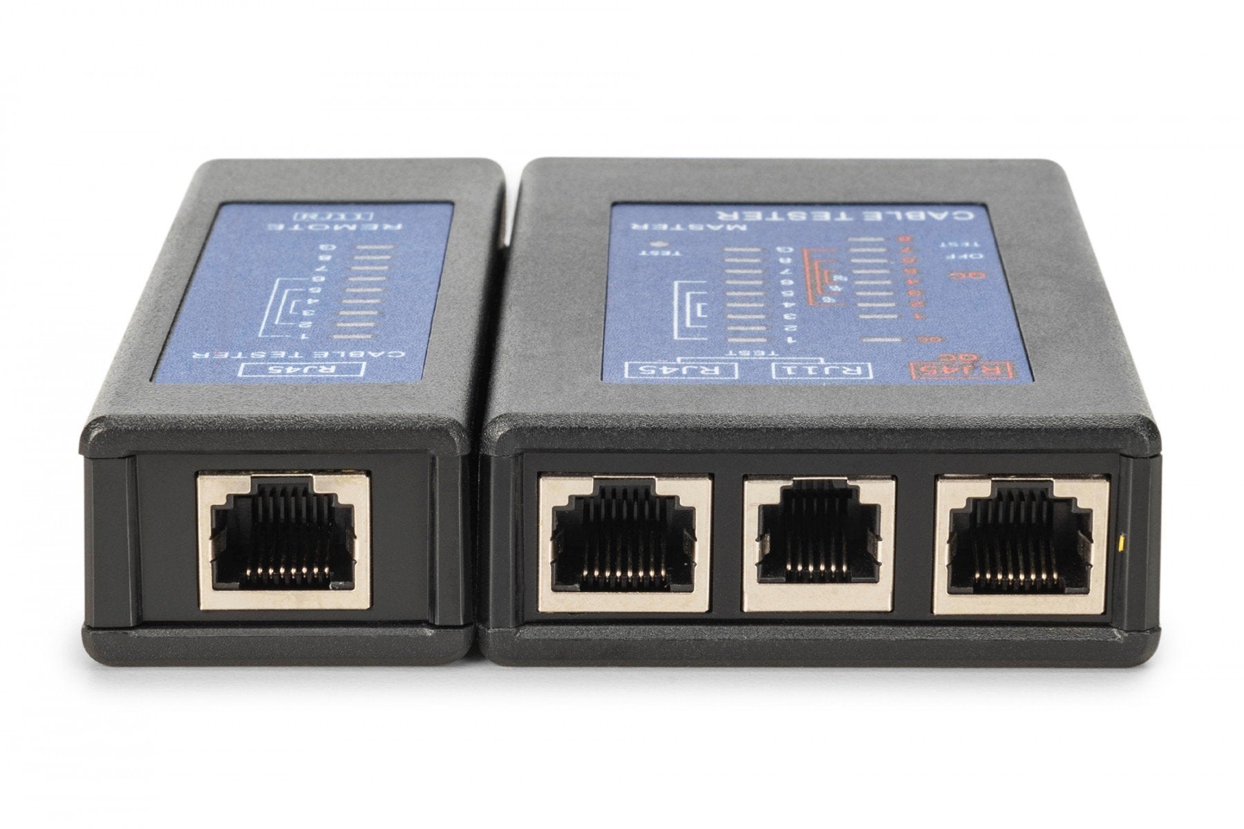 Testeur de câbles réseau et de communication LED, Cat.5e-Cat.6A, (RJ45, RJ12, RJ11), Auto-Scan avec PoE