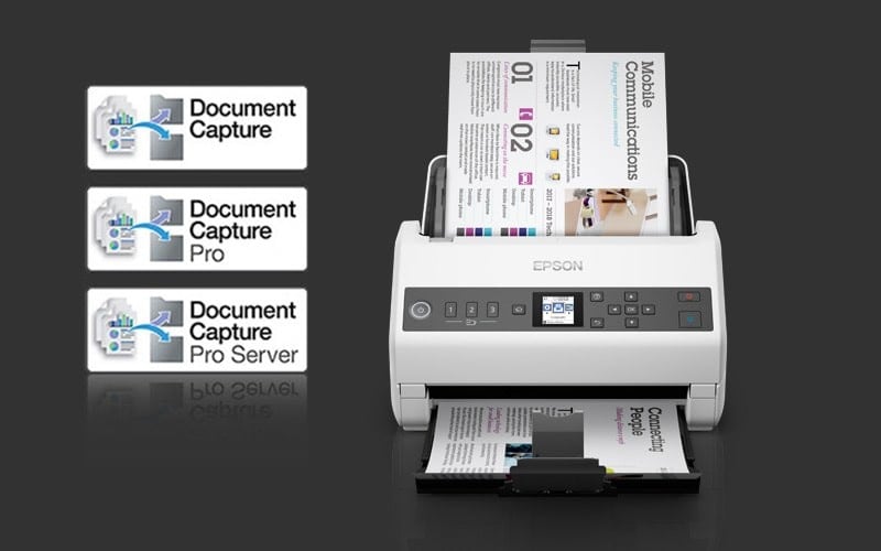 EPSON WorkForce DS-730N business scanner 600dpi