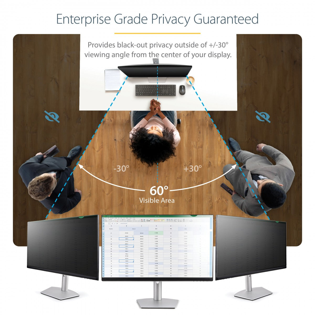 32 inch Monitor Privacy Screen Filter