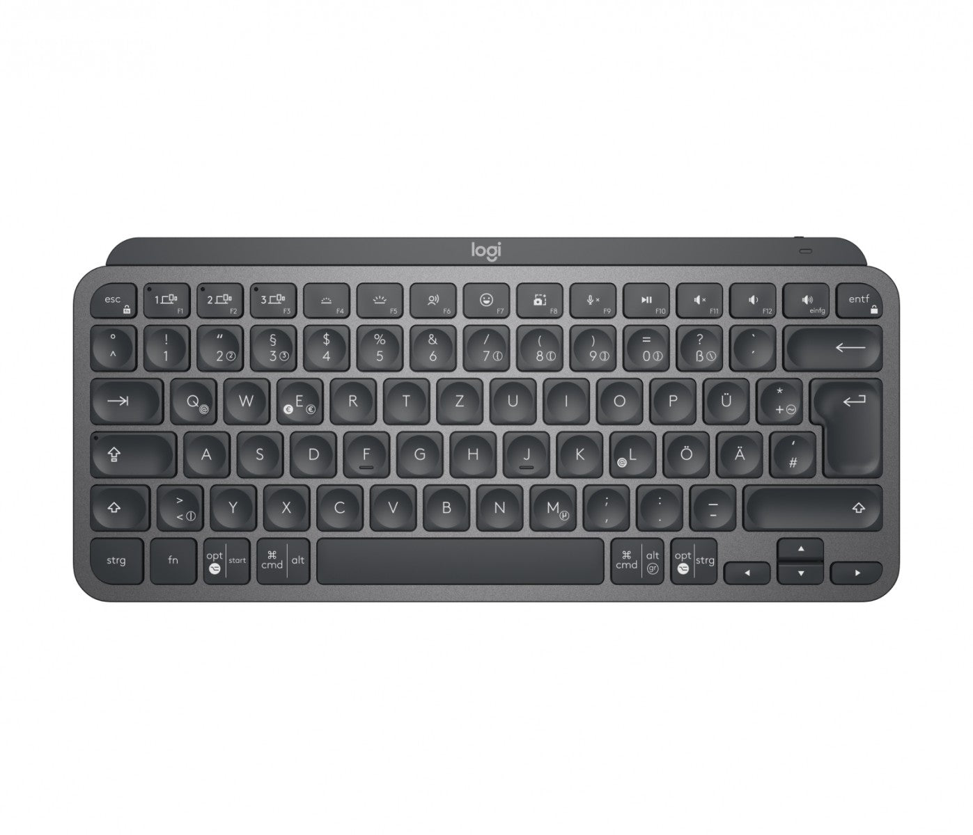 Logitech MX Keys Mini For Business clavier Bureau RF sans fil + Bluetooth QWERTZ Allemand Graphite