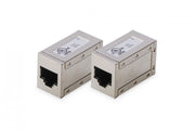 Digitus AT-AG-8-8-C6S-2 Raccords modulaires CAT 6 blindés Argent 2 pieces
