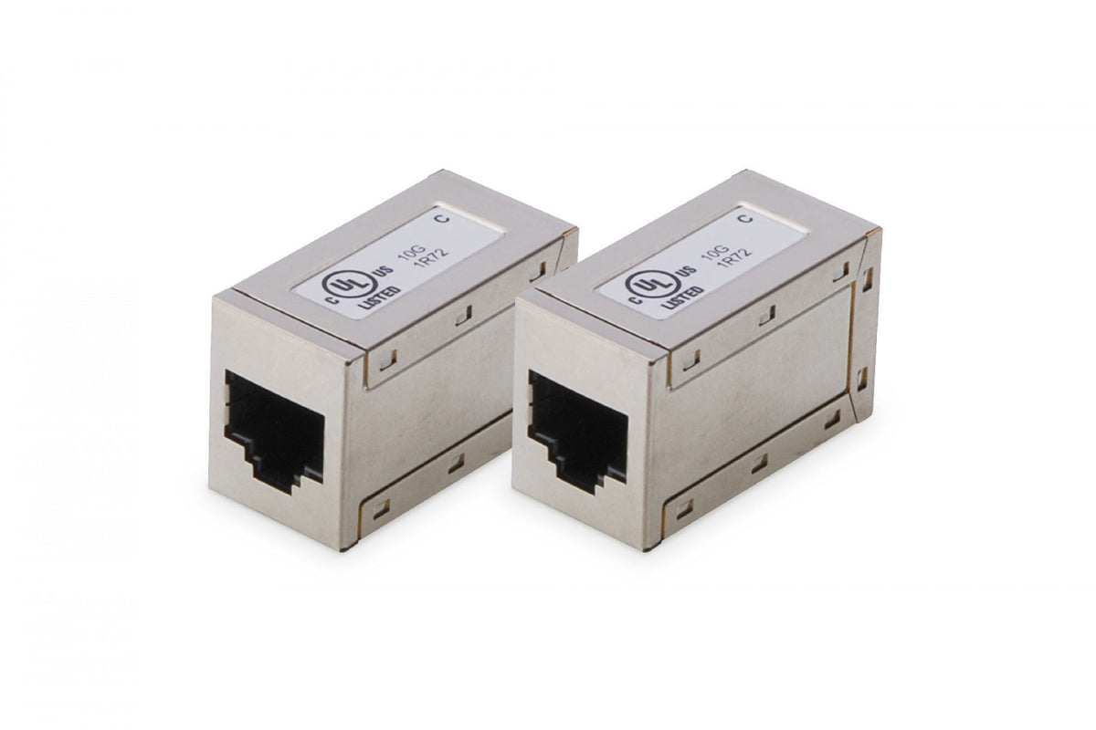 Digitus AT-AG-8-8-C6S-2 Raccords modulaires CAT 6 blindés Argent 2 pieces