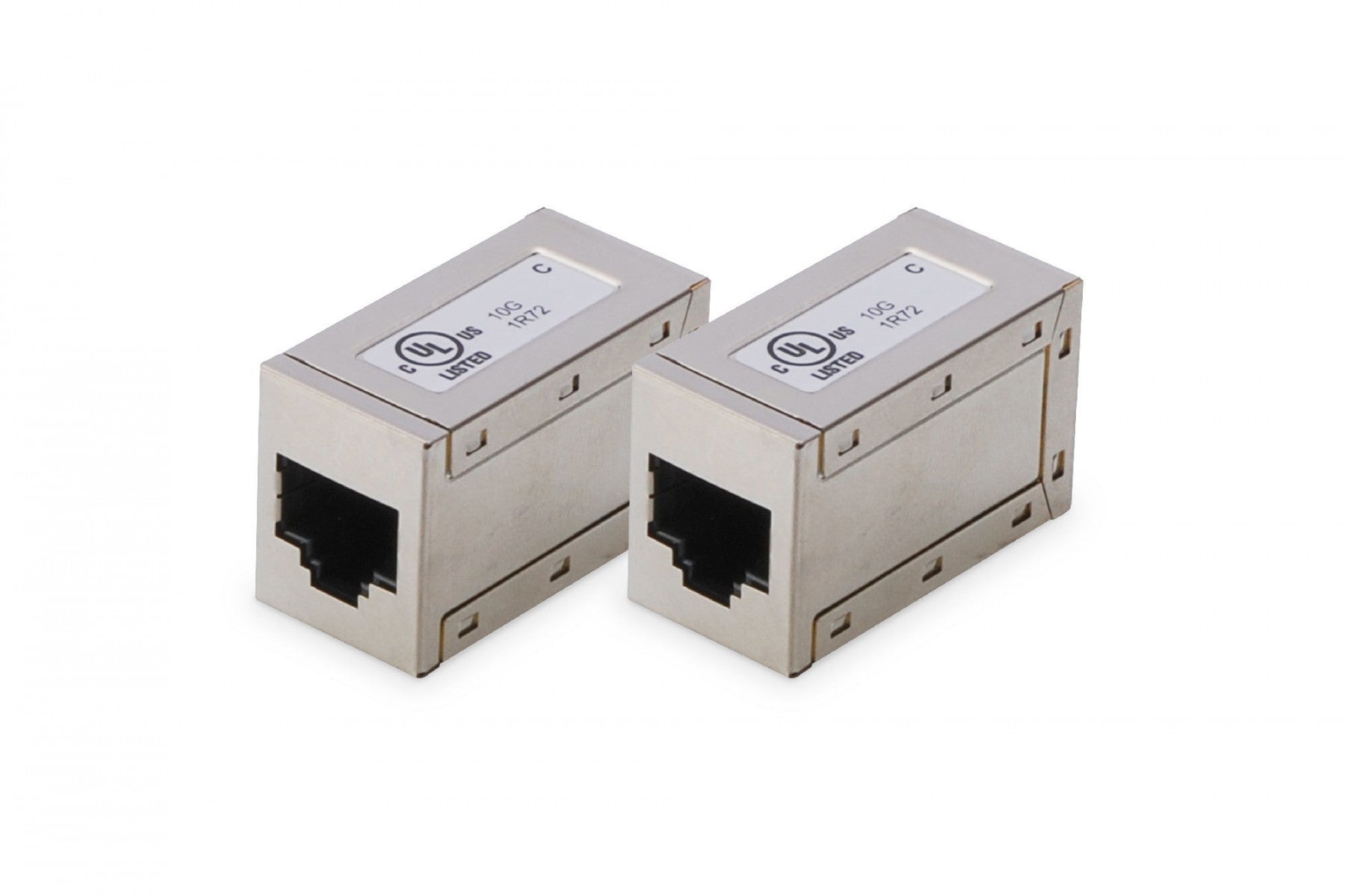 Digitus AT-AG-8-8-C6S-2 Raccords modulaires CAT 6 blindés Argent 2 pieces