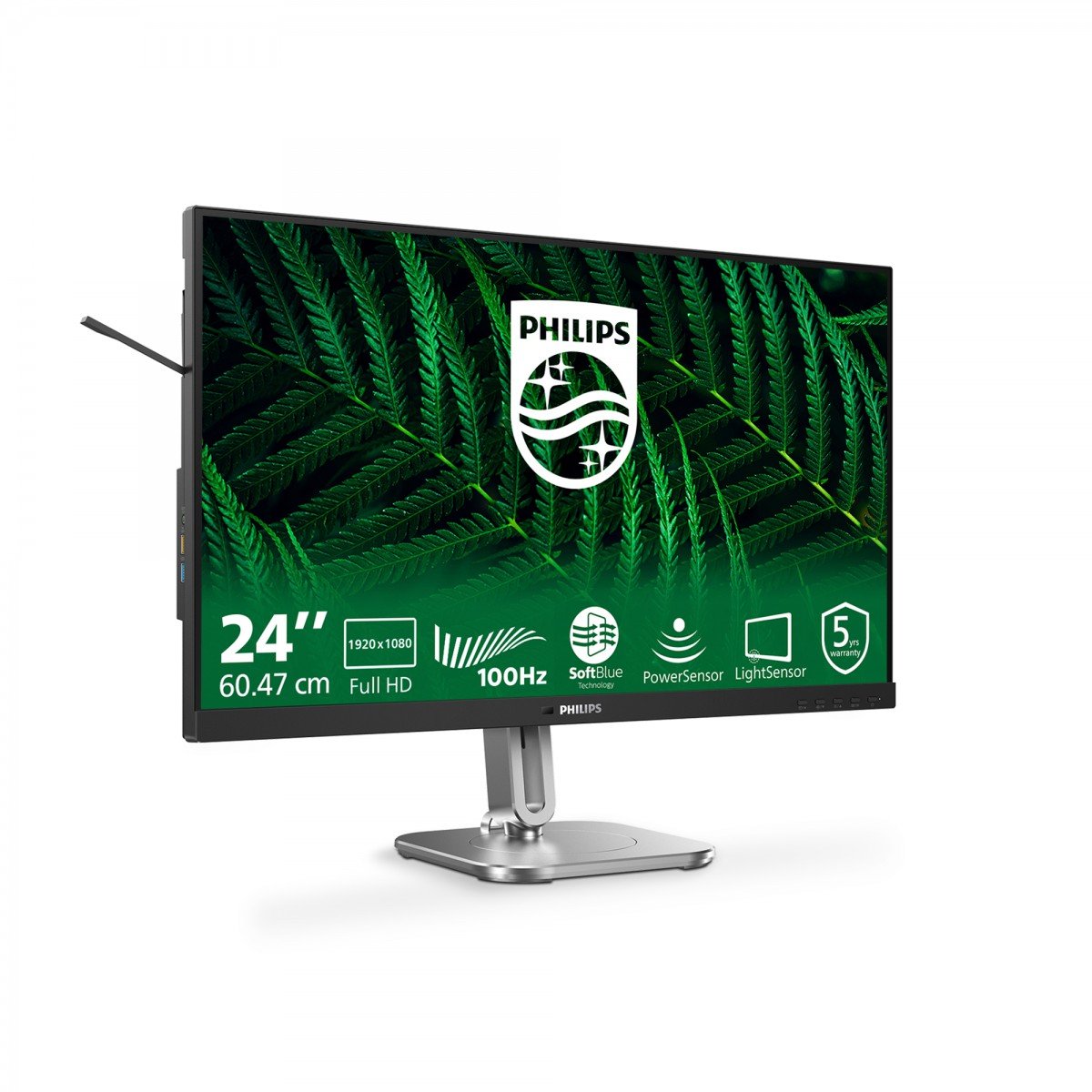 PHILIPS 24B2G5200/00 Ecran 23.8p FHD IPS 75Hz D-SUB HDMI 1.4 DP 1.2