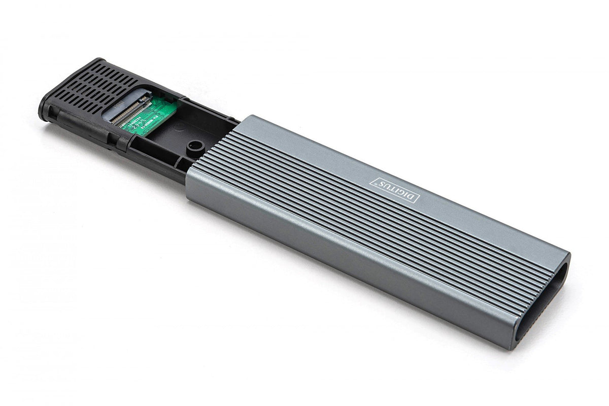 Boîtier USB 3.1 Type-C pour SSD M.2 NVMe 10 Gbps + SATA 6 Gbps, en aluminium, sans outil