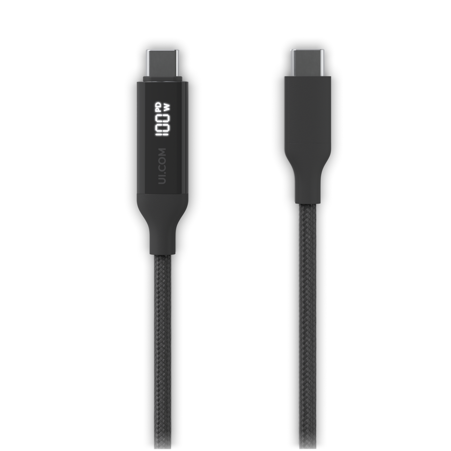Ubiquiti UACC-Cable-USB-100W-1M-BK câble USB USB C Noir, Gris