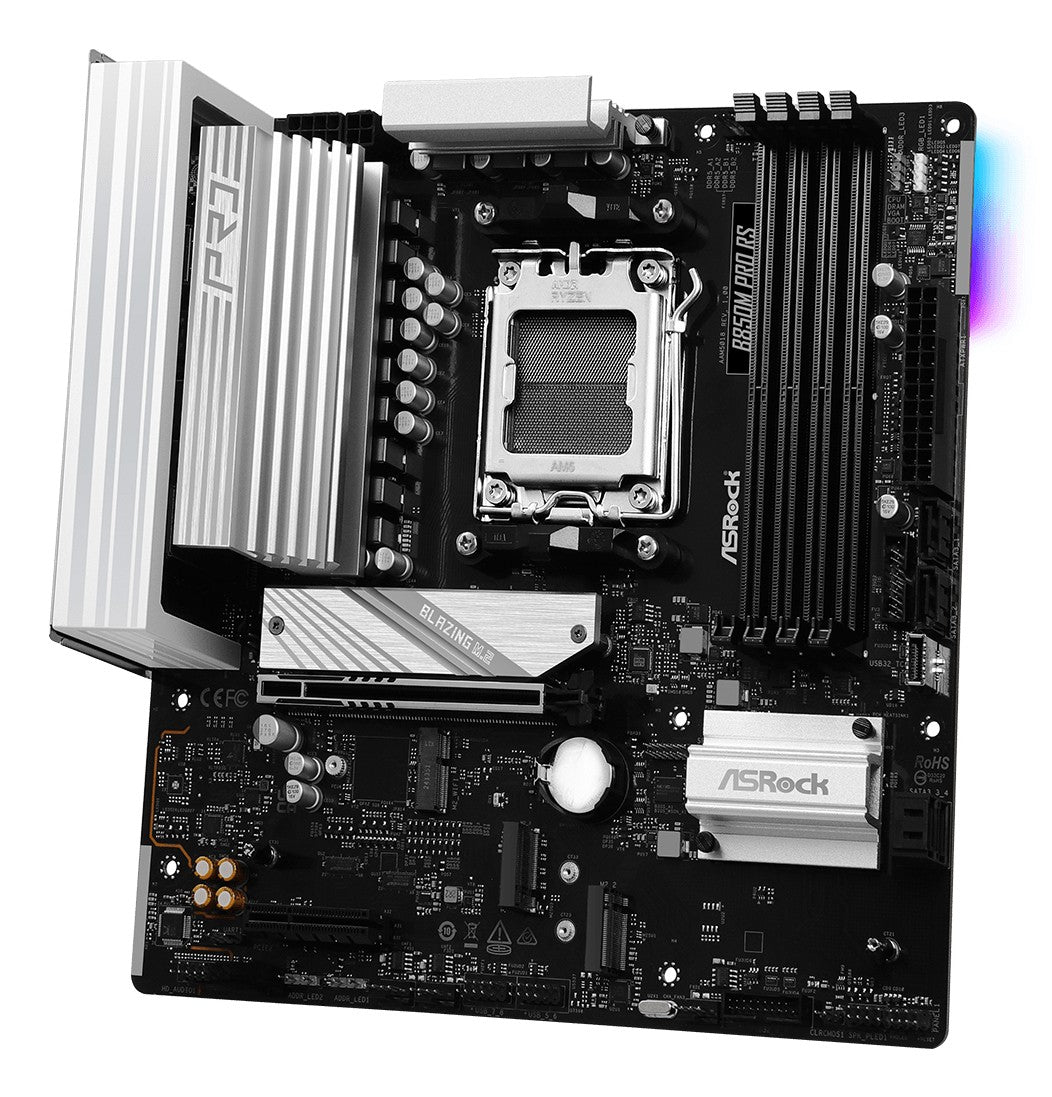 Carte mere ASRock B850M Pro RS pour processeurs AMD Ryzen 7000 avec support DDR5