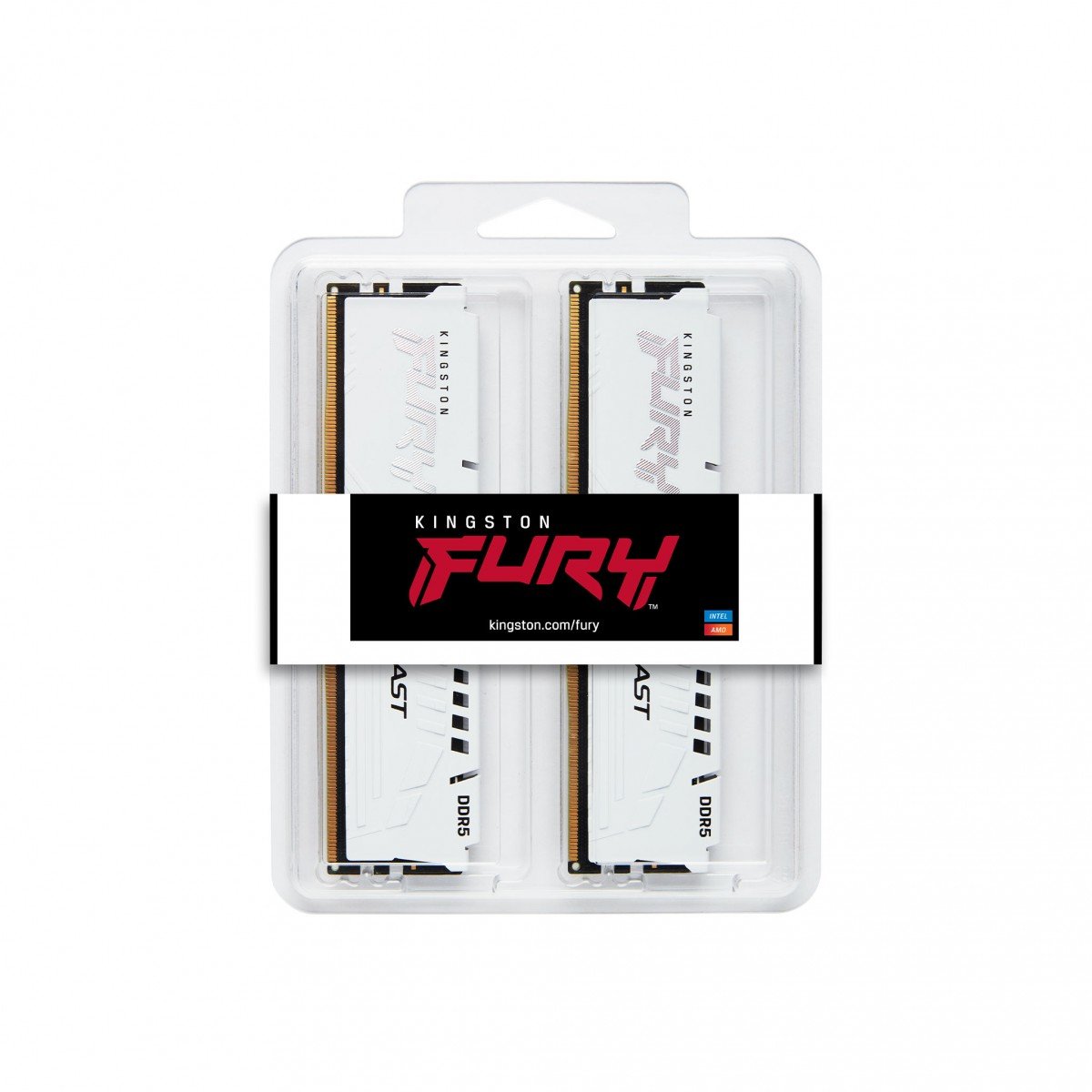 KINGSTON 32Go 6000MT/s DDR5 CL36 DIMM Kit of 2 FURY Beast White EXPO