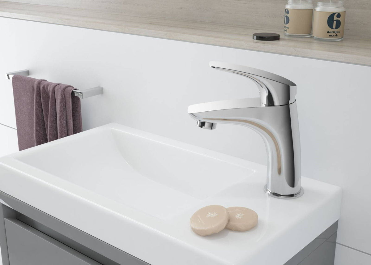DEANTE BCY 021M Robinet mélangeur de lavabo CYNIA en chrome avec bonde Click-Clack BCY_021M