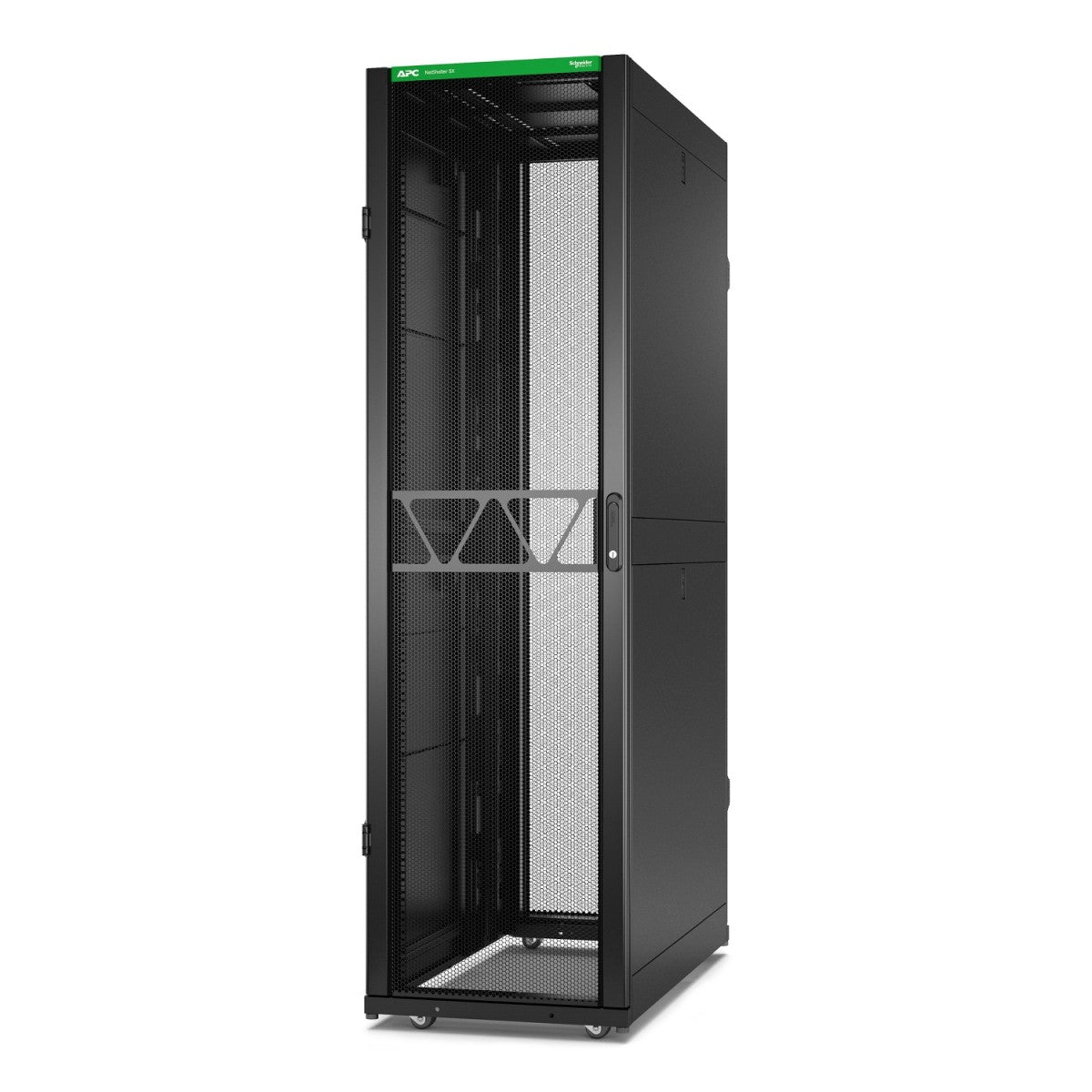 APC NetShelter SX Gen 2 Rack cabinet 2124H x 600W x 1200D mm with sides floor-standing Black 45U 19 TAA Compliant