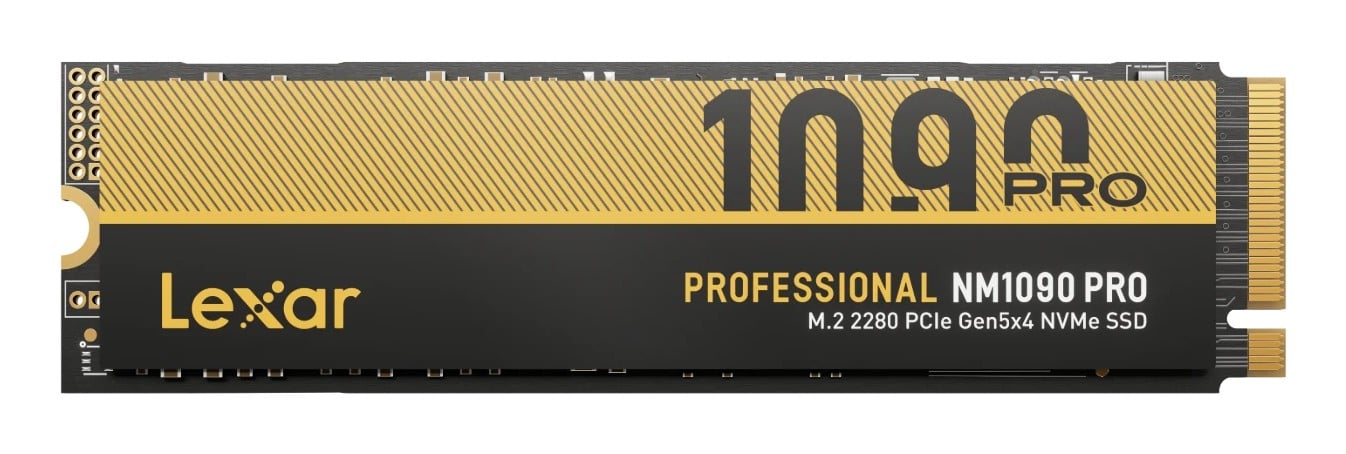 Lexar Professional NM1090 PRO 4 To M.2 PCI Express 5.0 NVMe 3D TLC NAND