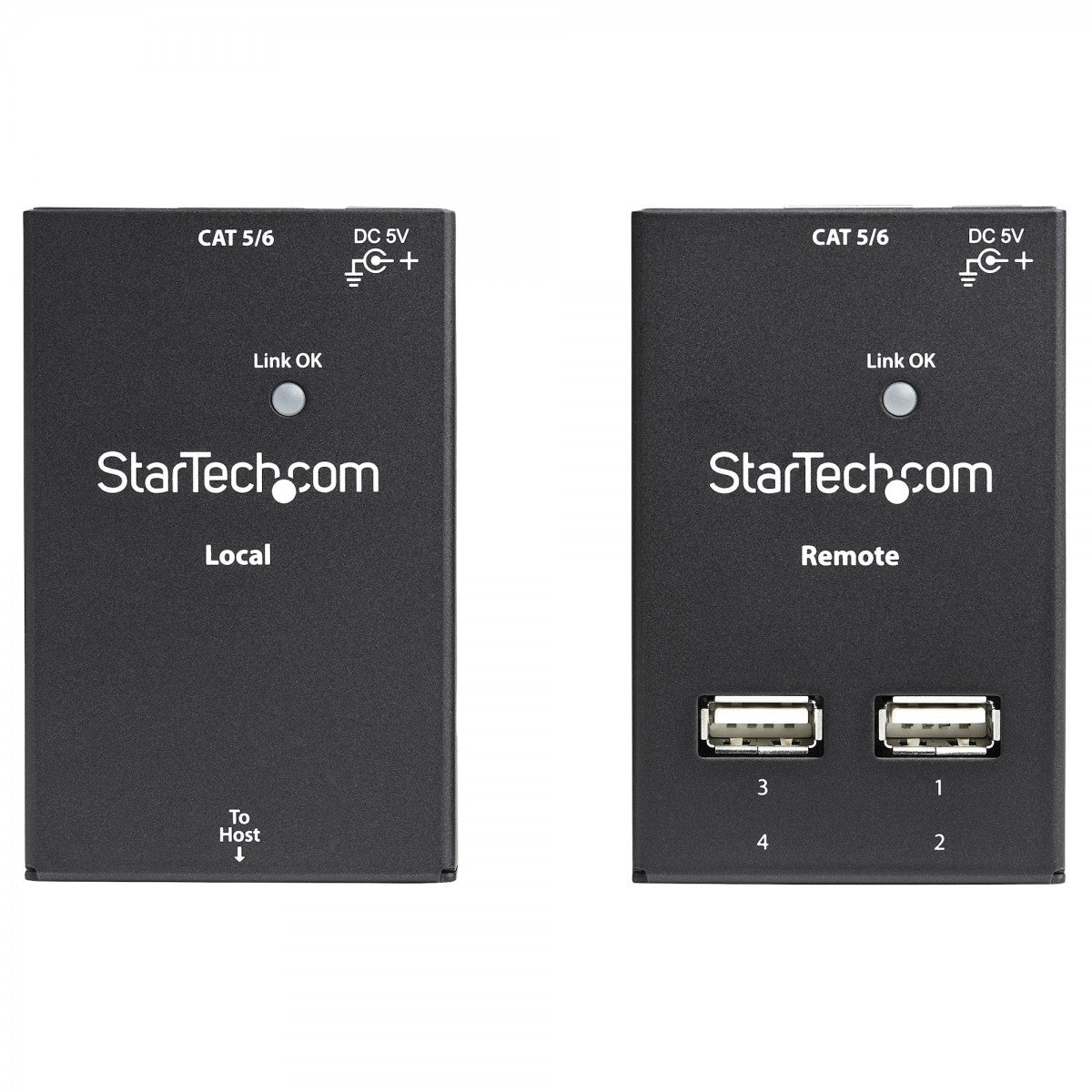 4 Port USB 2.0-Over-Cat5-or-6 Extender