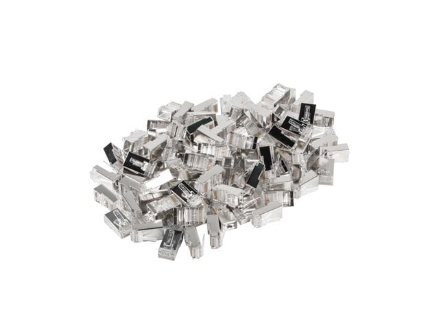 Lanberg PLS-5000 connecteur de fils RJ-45 Acier inoxydable, Transparent