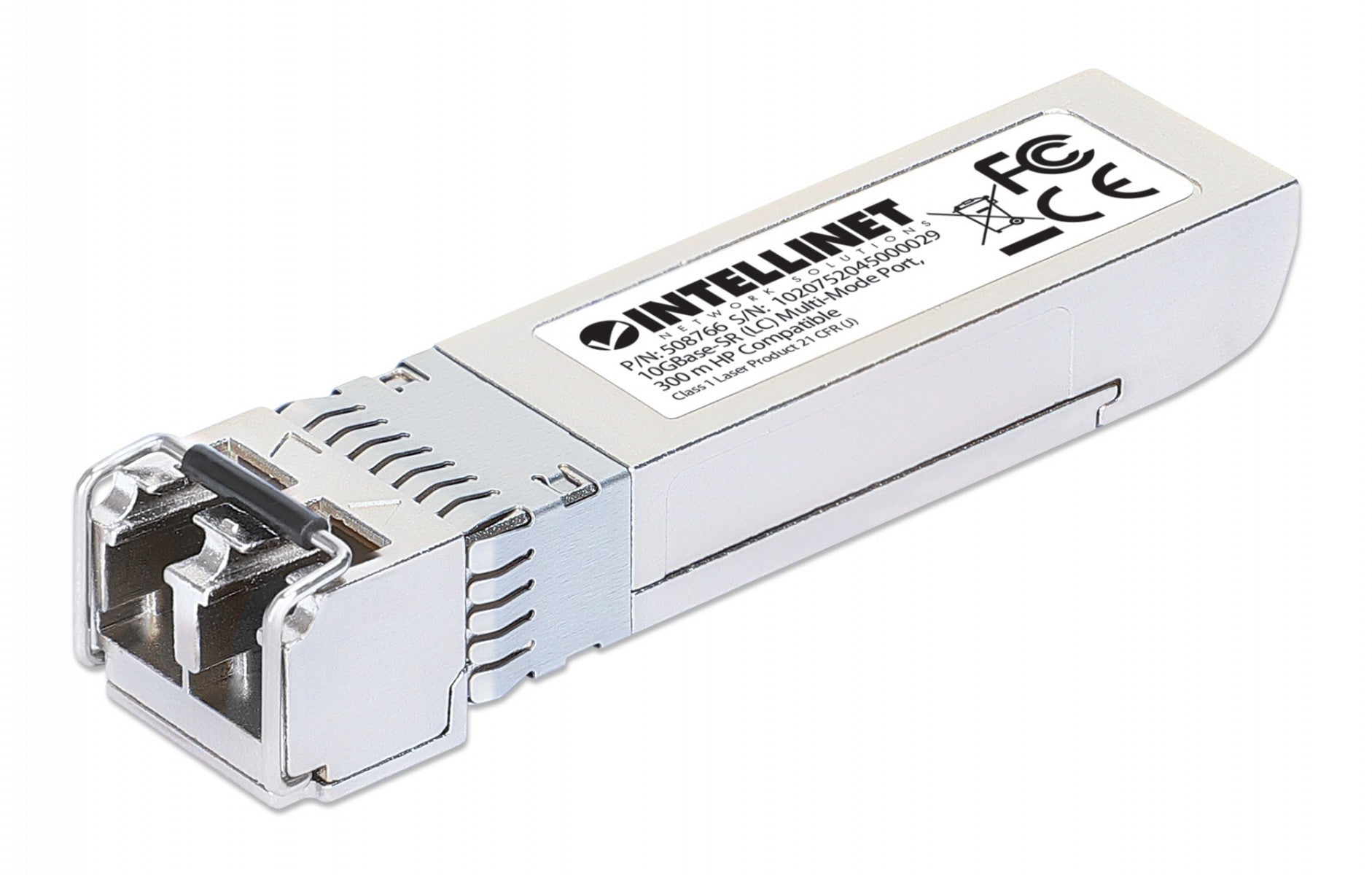 Intellinet 508766 module émetteur-récepteur de réseau Fibre optique 10000 Mbit/s SFP+