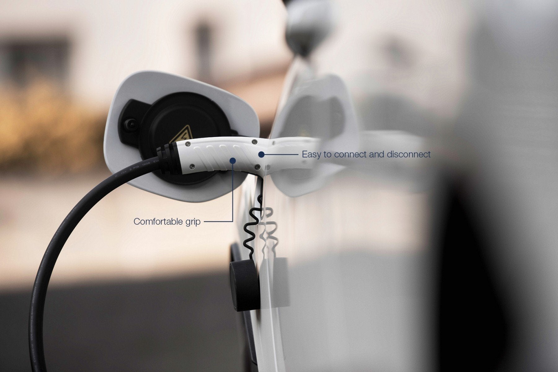 DIGITUS DK-1P32-050 Câble de charge pour véhicules électriques EV, Type 2 - Type 2, monophasé 240V, 32A, 7.4kW, 5m