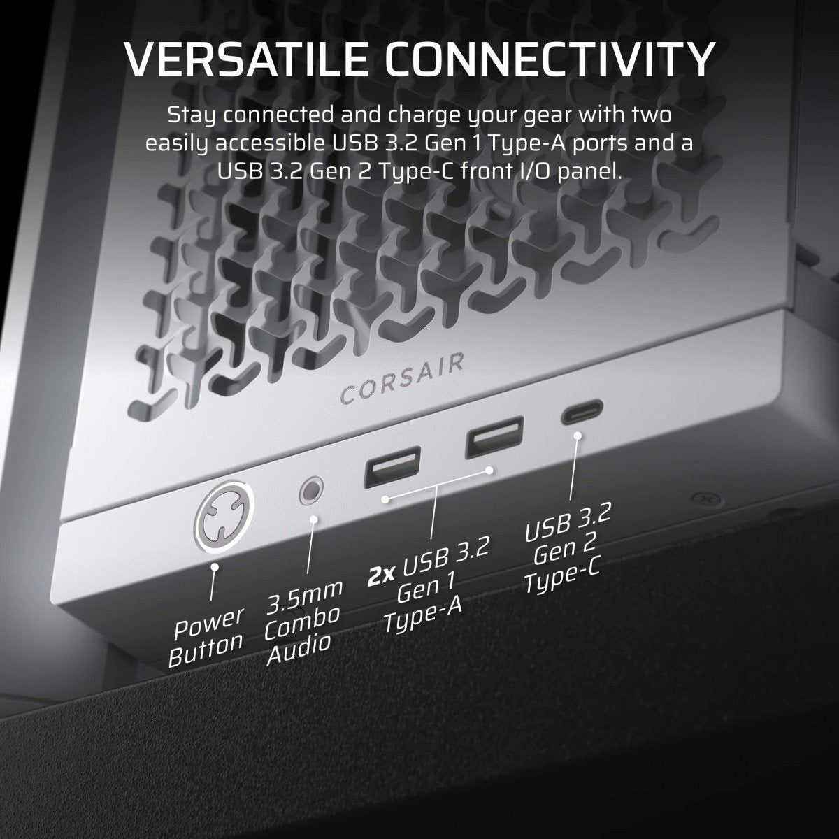 Corsair FRAME 4000D RS Midi Tower Blanc