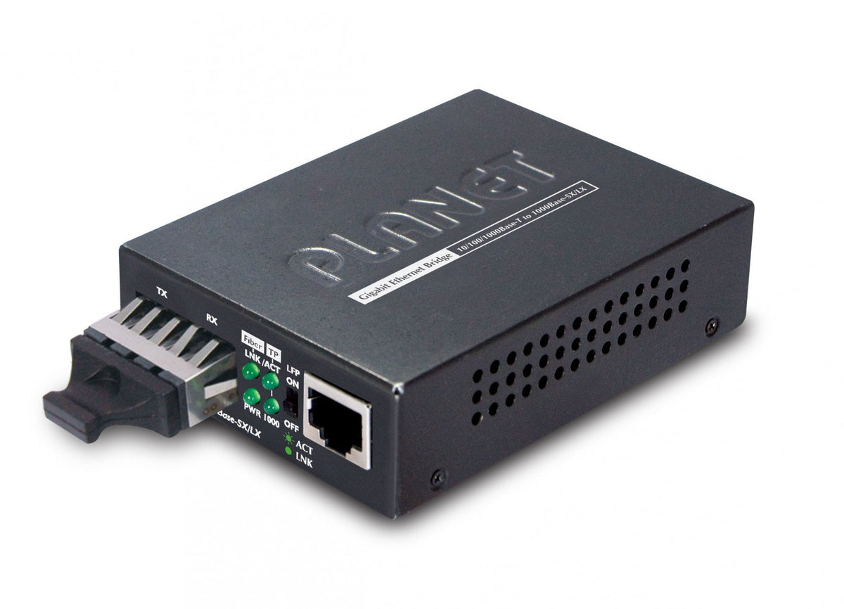 PLANET GT-802 convertisseur de support réseau 1000 Mbit/s 850 nm Noir