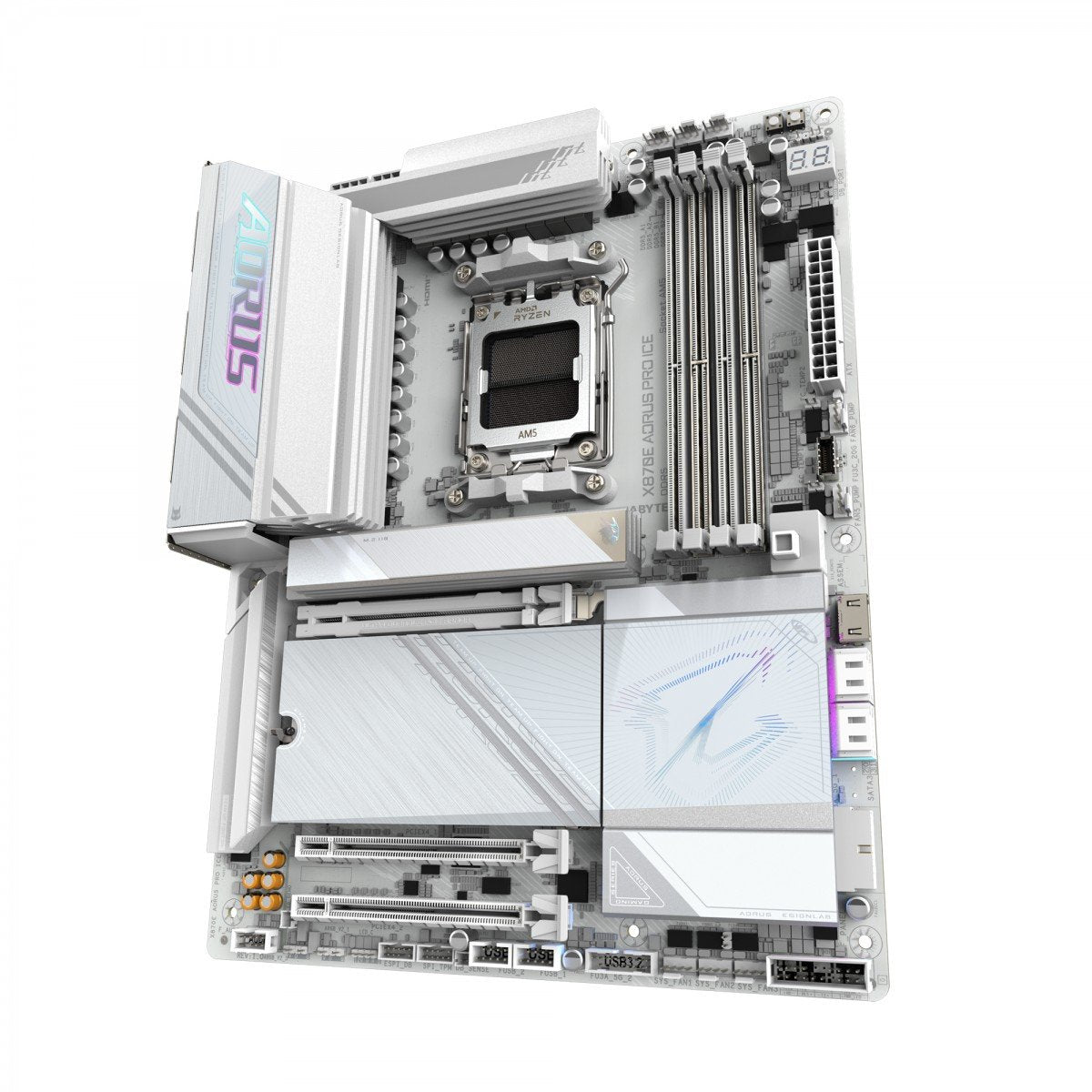 GIGABYTE X870E AORUS PRO ICE carte mere AMD X870E Emplacement AM5 ATX