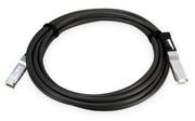 PLANET 100G QSFP28 Direct Attached câble de réseau Noir, Métallique 5 m
