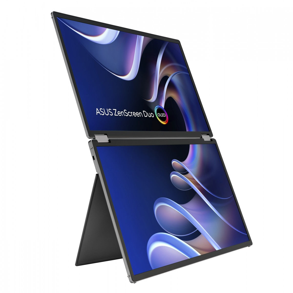 ASUS ZenScreen Duo OLED MQ149CD 14p OLED WUXGA 16:10 60Hz 400cd/m2 1ms MiniHDMI 2xUSB-C USB Hub: 4xUSB 3.2 G1 Type-A
