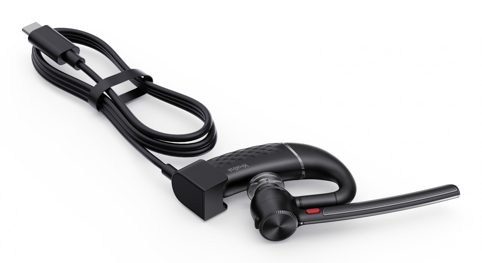 Yealink BH71 Lite Avec fil &sans fil Crochets auriculaires Bureau/Centre d'appels USB Type-C Bluetooth Noir