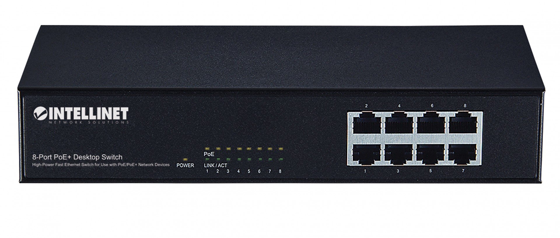 Intellinet 560764 Commutateur 10/100 8 ports 8PoE ATAF