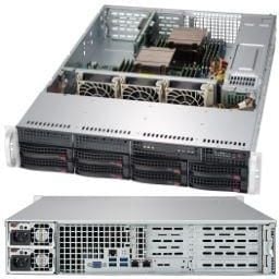 Black 2U SC825TQC SAS3 WIO Chassis
