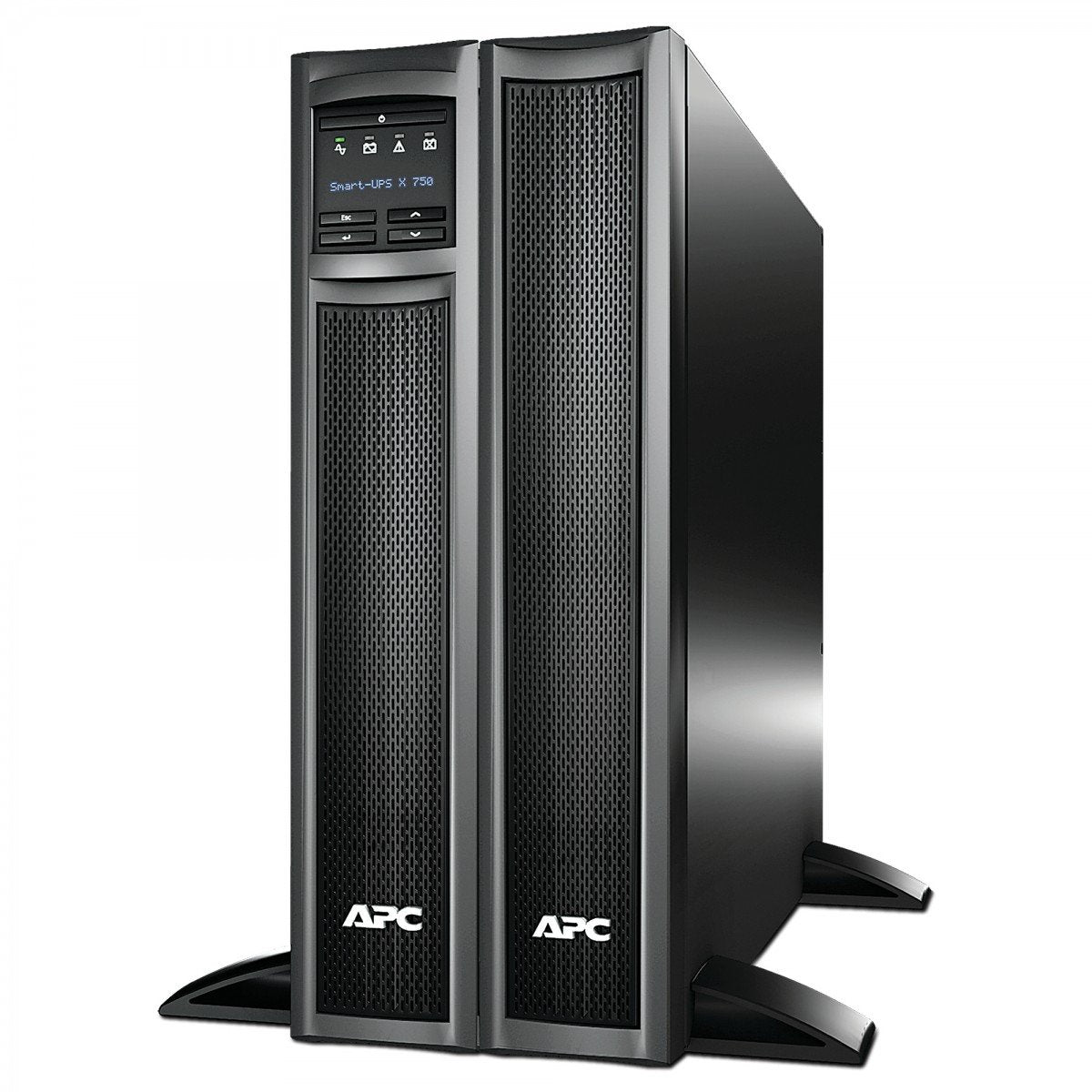APC Smart-UPS X 750VA Tower/Rack UPS rack-mountable / external AC 230V 600Watt 750VA RS-232 USB output connectors 8 2U Black
