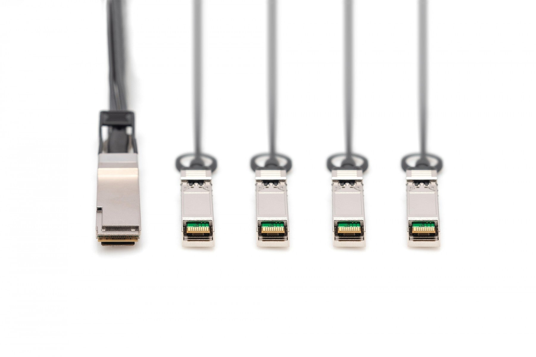 Digitus DN-81325 câble InfiniBand et a fibres optiques SFP+ 4x QSFP+ Noir
