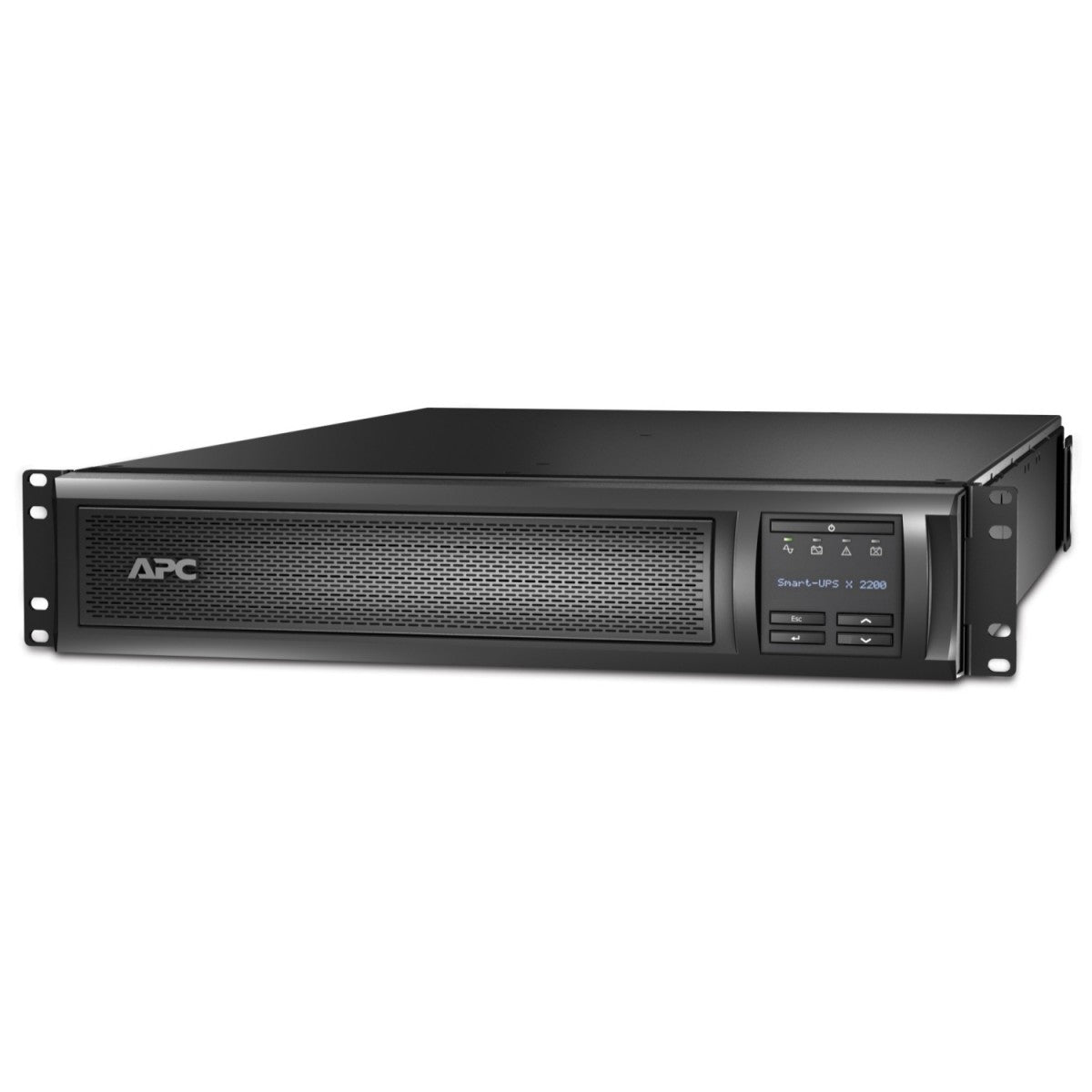 APC Smart-UPS X 2200 Rack/Tower LCD UPS Rack AC 208/230V 1980Watt 2200VA 1-phase RS-232 USB output connectors 11 2U Black