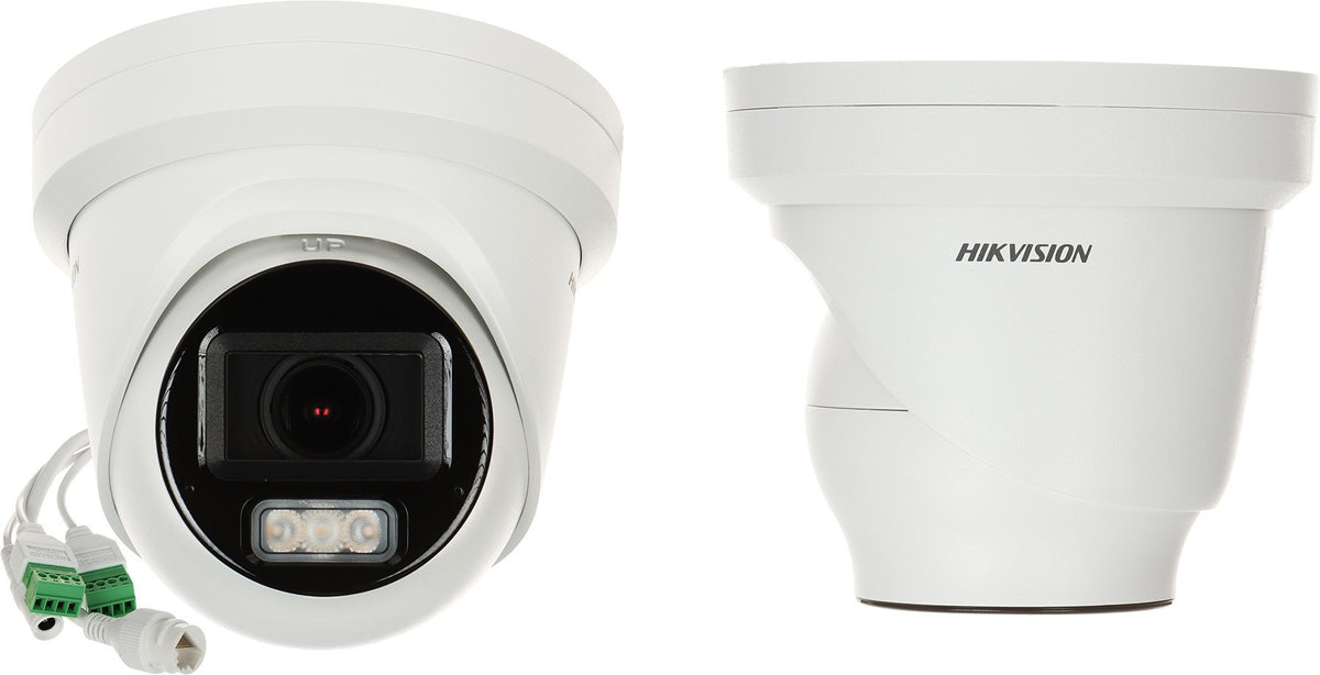 Hikvision DS-2CD2H43G2-LIZS2U(2.8-12mm) 4 MP caméra réseau turret avec Acusense et éclairage hybride intelligent motorisé a focale variable