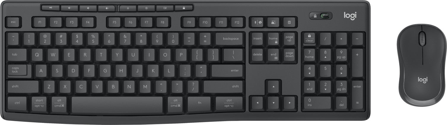Logitech 920-012073 clavier Souris incluse Bureau Bluetooth QWERTY Anglais britannique Graphite
