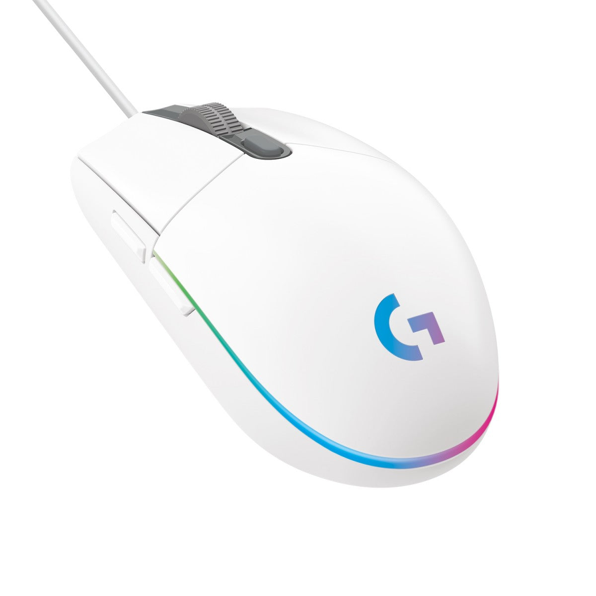 LOGITECH Gaming Mouse G203 LIGHTSYNC Mouse optical 6 buttons wired USB white