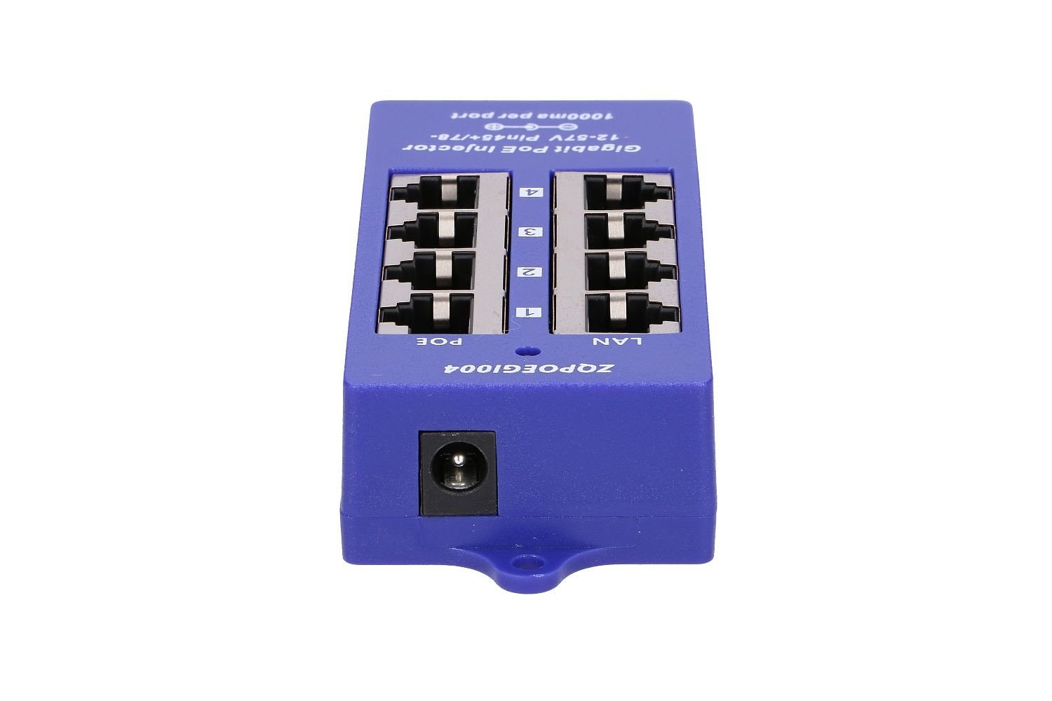 Extralink 4 Ports | Injecteur PoE Gigabit | 4x 1000Mb/s RJ45