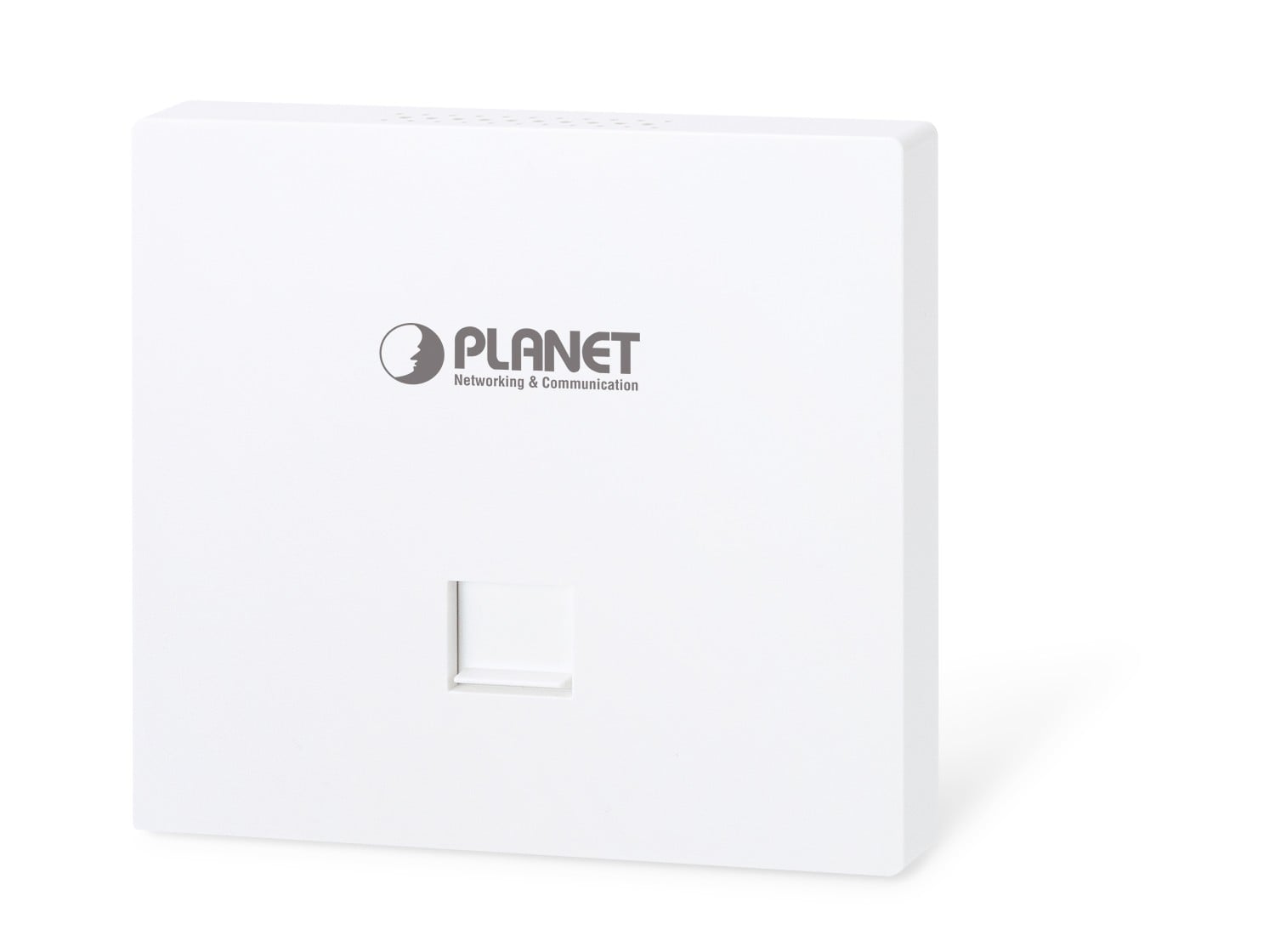 PLANET Wi-Fi 7 3600Mbps 802.11be Dual Band In-wall Wireless Access Point, one 1G/2.5Gbps 802.3at PoE+ WAN/LAN Blanc Connexion Ethernet, supportant l'alimentatio