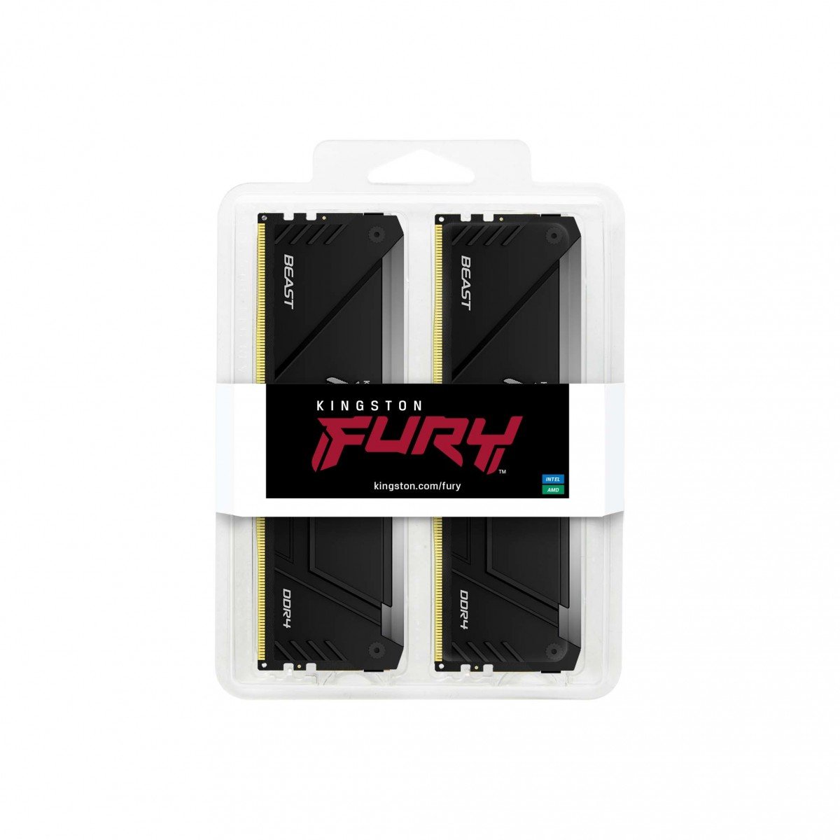 KINGSTON 16Go 3200MT/s DDR4 CL16 DIMM Kit of 2 FURY Beast RGB