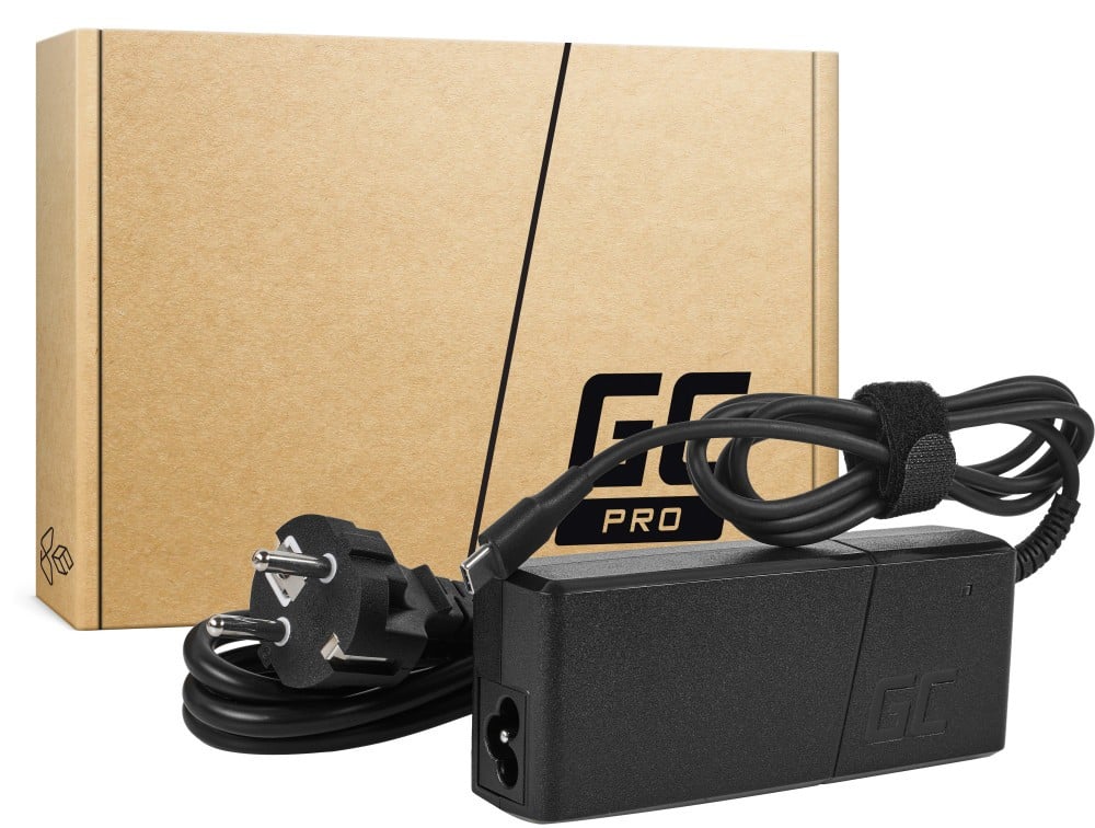 Green Cell AD139P Adaptateur PRO USB-C 90W pour ordinateurs portables, tablettes, téléphones