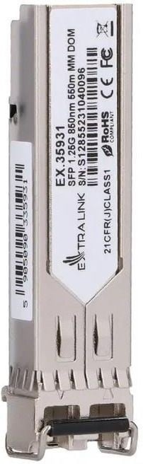 Extralink SFP 1.25G 2-pack | Module SFP | 1,25Gbps, LC/UPC, 850nm, 550m, multi mode, DOM, Dédicacé a HP/Aruba
