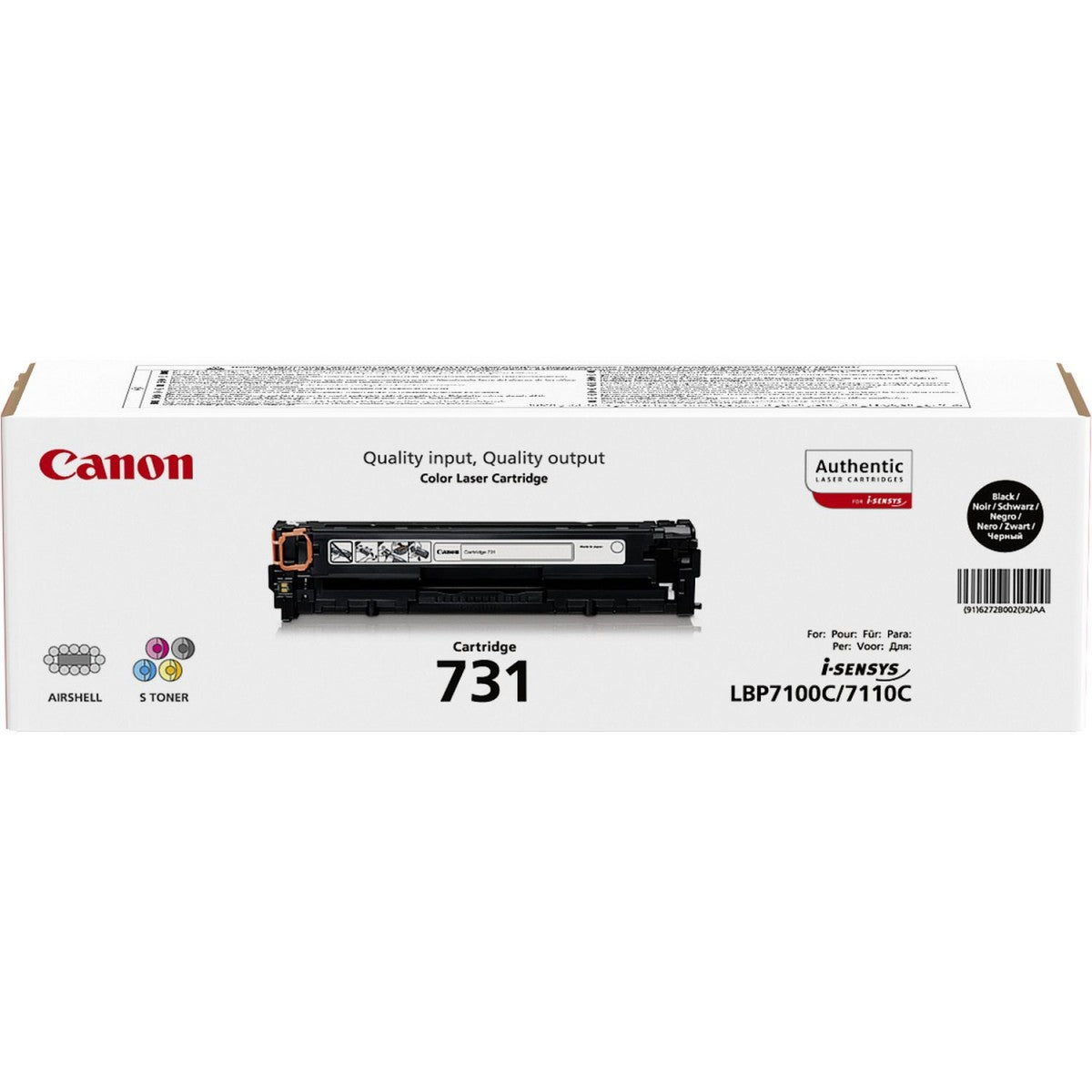 Toner/731 CLBP Cartridge BK