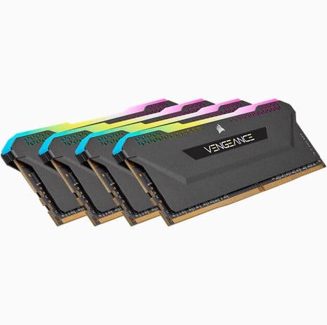 Module de mémoire Corsair Vengeance RGB Pro CMH64GX4M4E3200C16 64 Go 4 x 16 Go DDR4