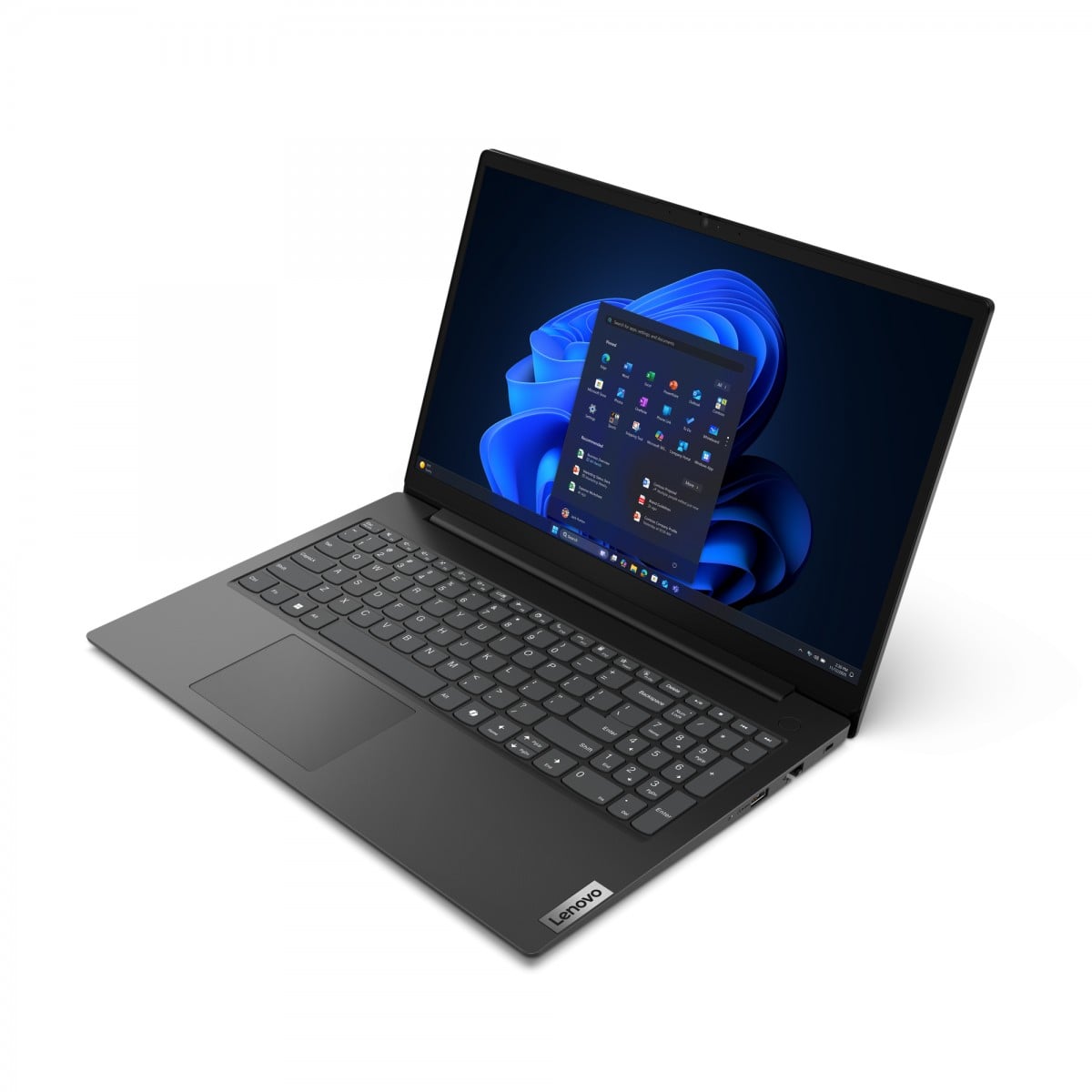 "Lenovo V15 G6 ARP AMD Ryzen™ 5 150 Ordinateur portable 39,6 cm (15.6"") Full HD 32 Go DDR5-SDRAM 512 Go SSD Wi-Fi 6 (802.11ax) Windows 11 Pro Allemand Noir"