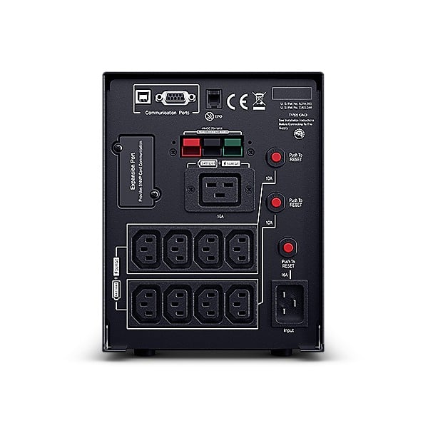 CyberPower PR3000ELCDSXL alimentation d'énergie non interruptible Interactivité de ligne 3 kVA 2700 W 9 sortie(s) CA