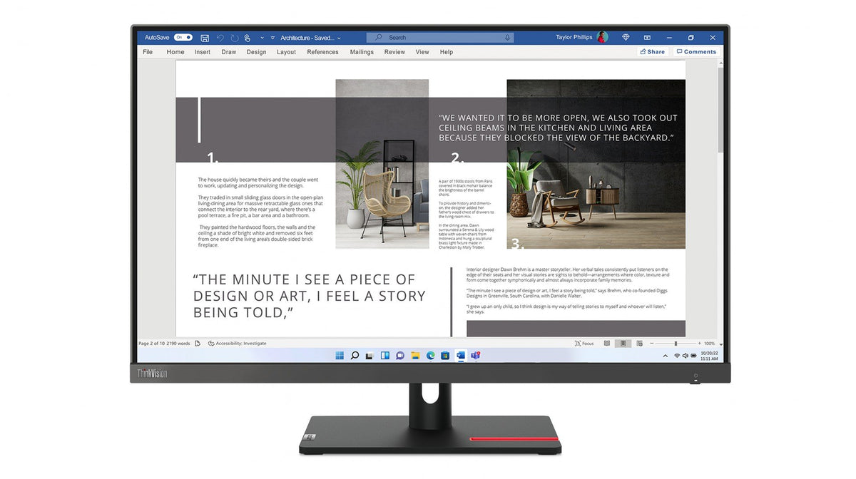 LENOVO ThinkVision S27i-30 27p IPS FHD 1920x1080 HDMI VGA 3Y