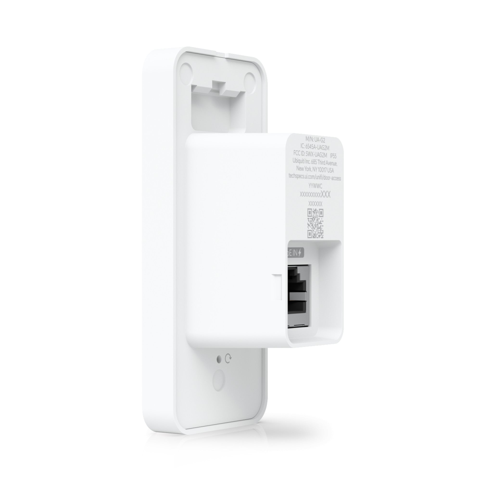 Ubiquiti UA-G2-Black Lecteur compact intérieur/extérieur UniFi Access de 2e génération pour les organisations, avec haut-parleur d'accueil intégré et LED, finit