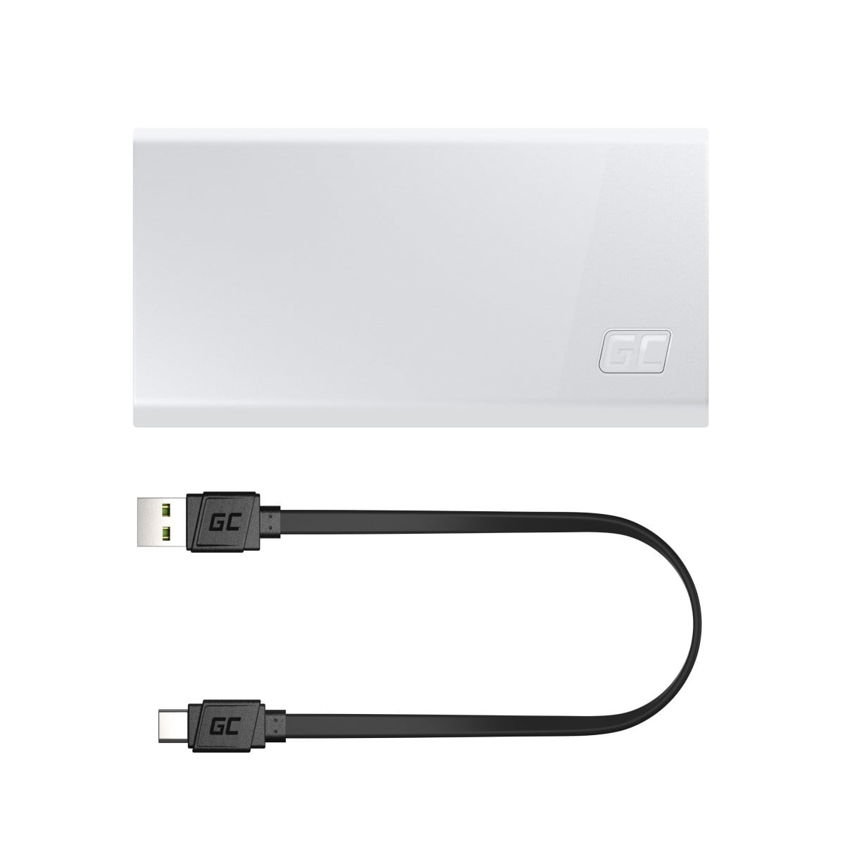 Green Cell PBGC03SW banque d'alimentation électrique Lithium Polymere (LiPo) 20000 mAh Blanc