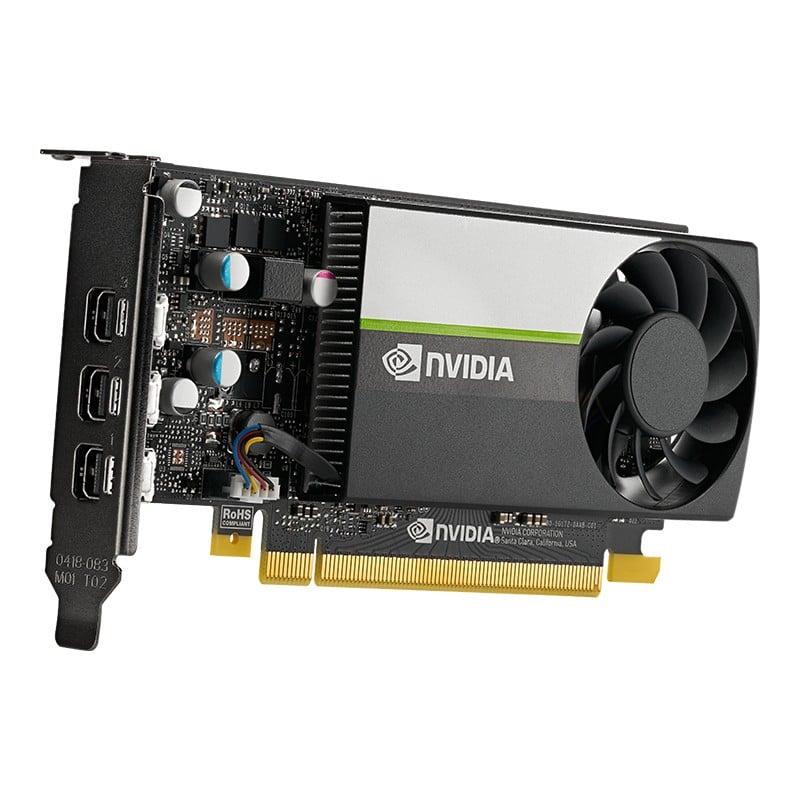 PNY NVIDIA T400 4Go 64-bit GDDR6 Low-profile single slot 3x DP