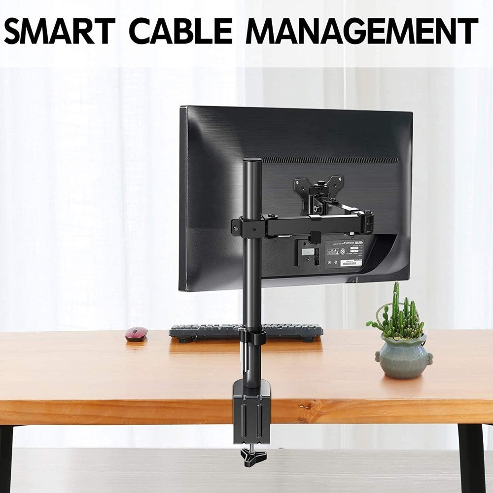 "Techly ICA-LCD 503BK2 Support de bureau rotatif pour moniteurs LCD de 13 a 27"", 8kg"