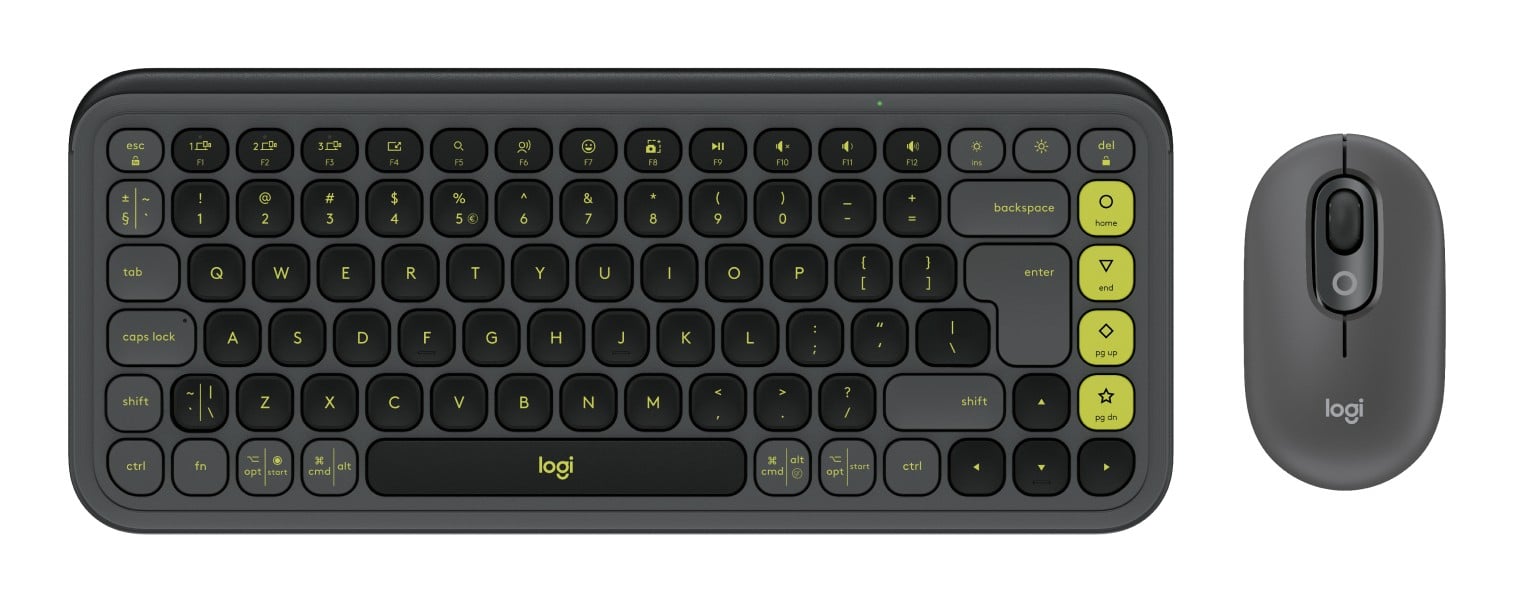 Logitech 920-013140 Combo Clavier et Souris POP Icon Graphite